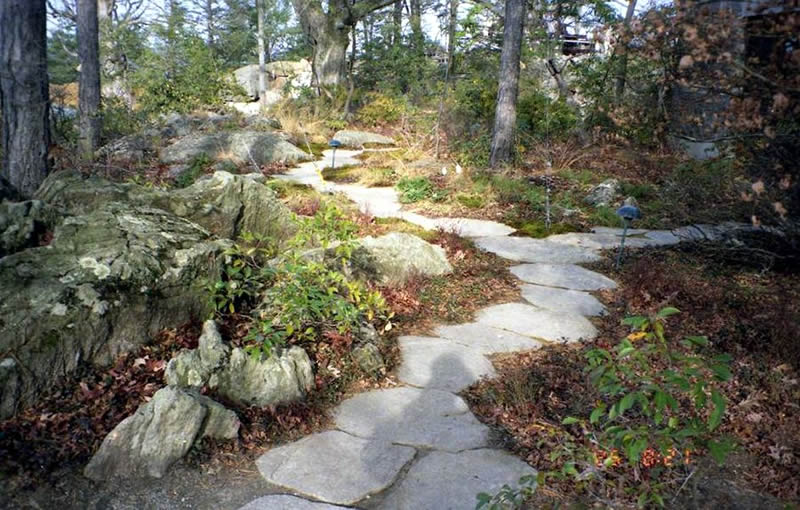 Charles Seha Professional Landscape Designer in Rochester, Minnesota -  Home exterior stone steps and walkways